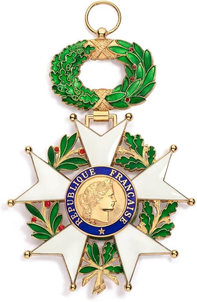 Amazon | レジオンドヌール 勲章 グランクロワ級 銀製 本物 フランス
