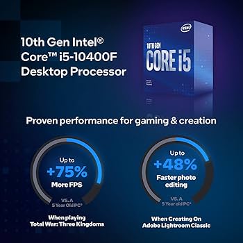 Amazon | Intel Core i5-10400F デスクトッププロセッサー 6コア 最大