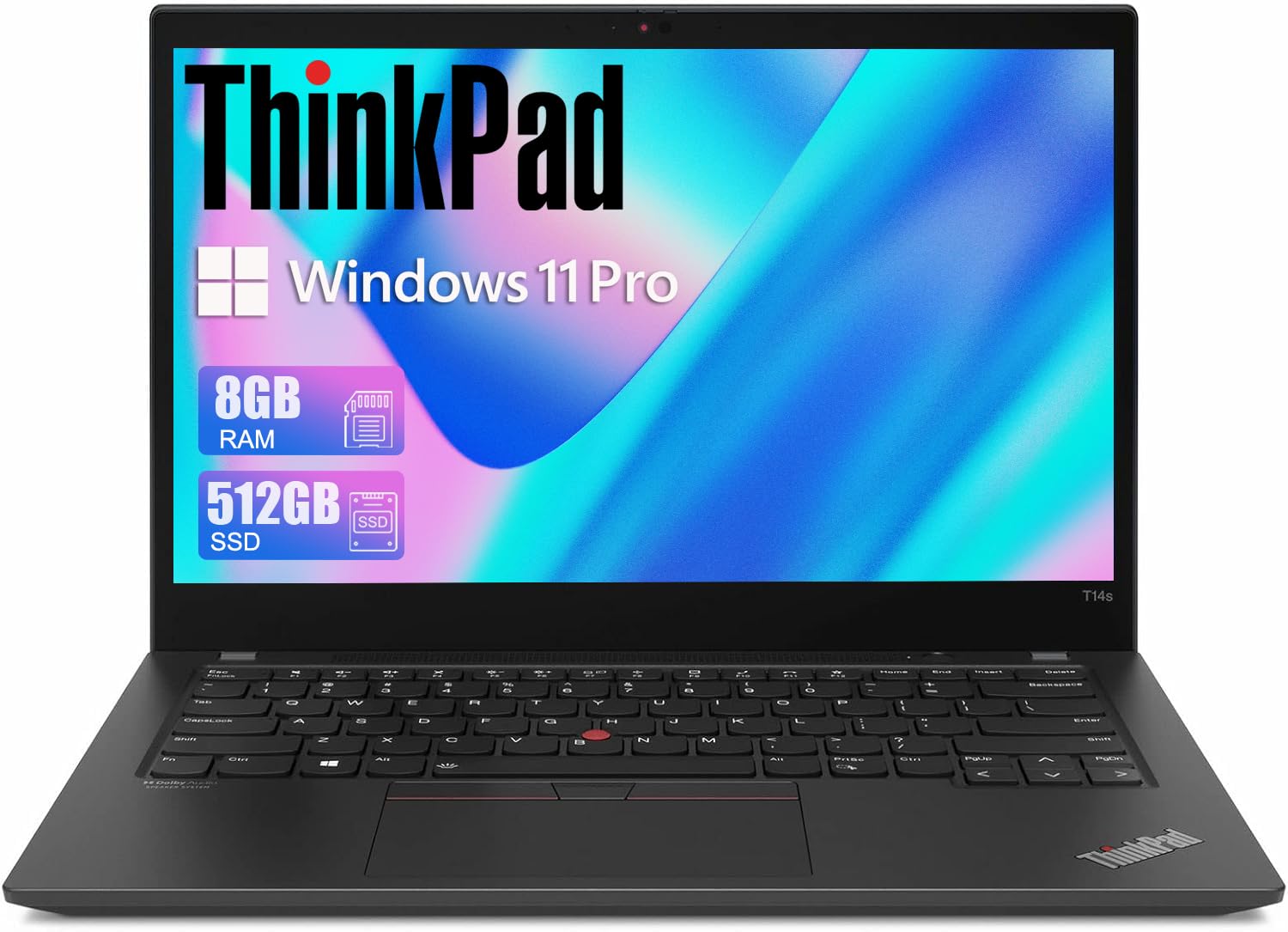 Amazon.com: Lenovo ThinkPad T14s Gen 2 14-Inch FHD Laptop Computer