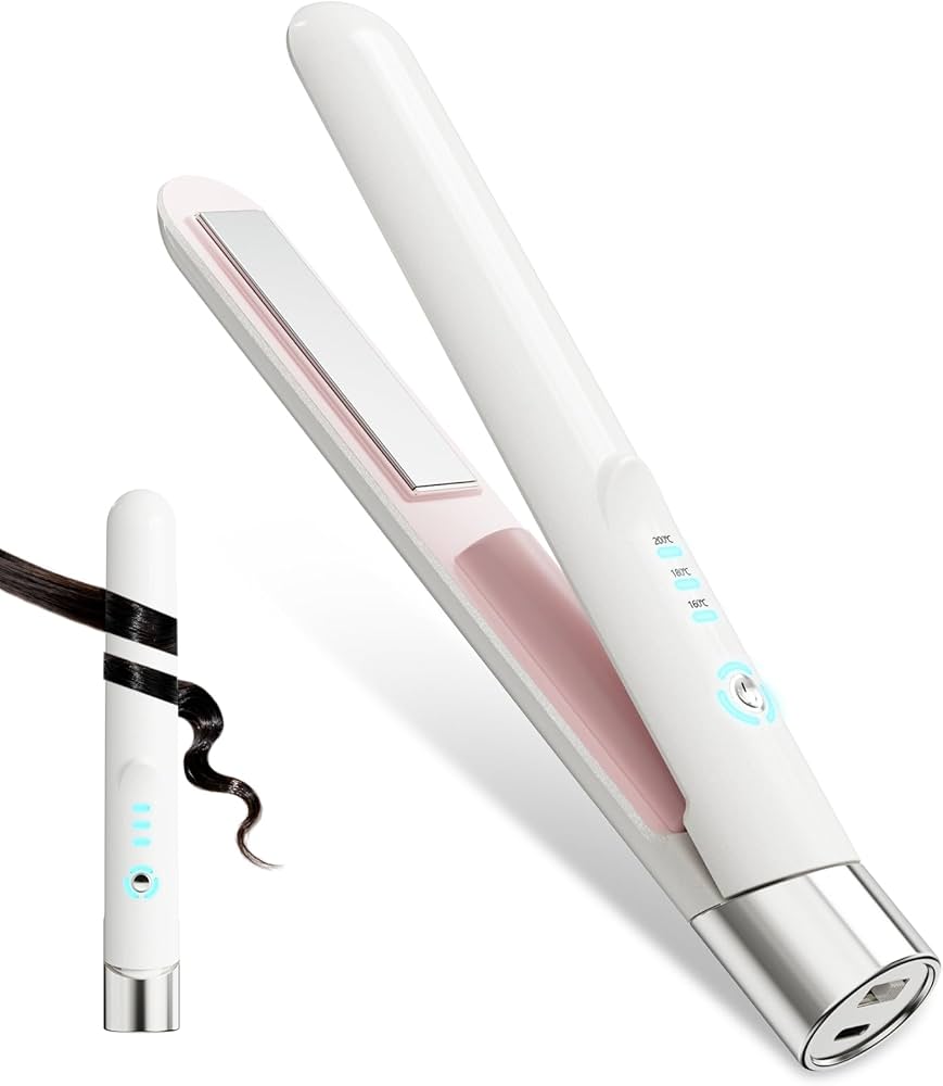 Amazon | Zimaka ヘアアイロン コードレス 2way カール/ストレート【30