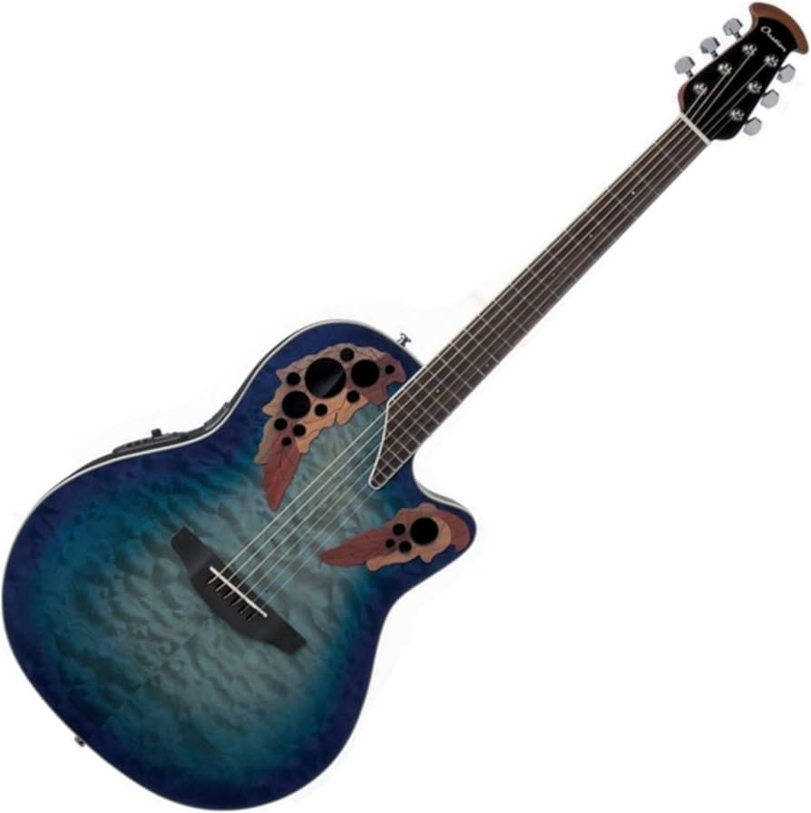 Amazon | Ovation Celebrity Elite Plus Super Shallow Body CE48P RG
