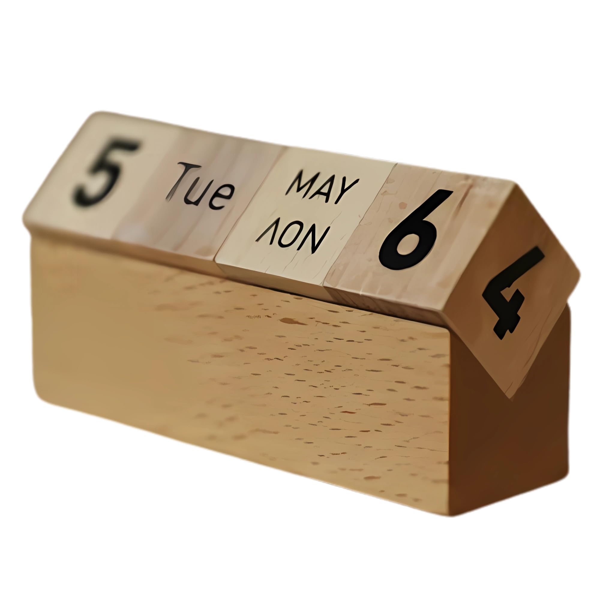 Amazon | VORCOOL 木製カレンダー 卓上カレンダー 万年 日めくり