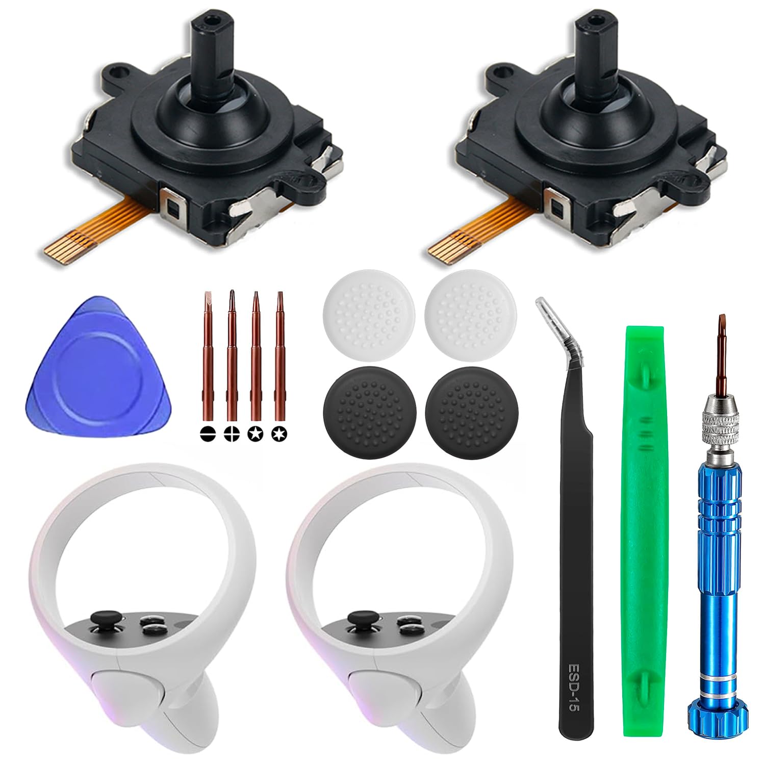 Amazon.com: 2 Pack Joystick Replacement for Oculus Quest 2/3