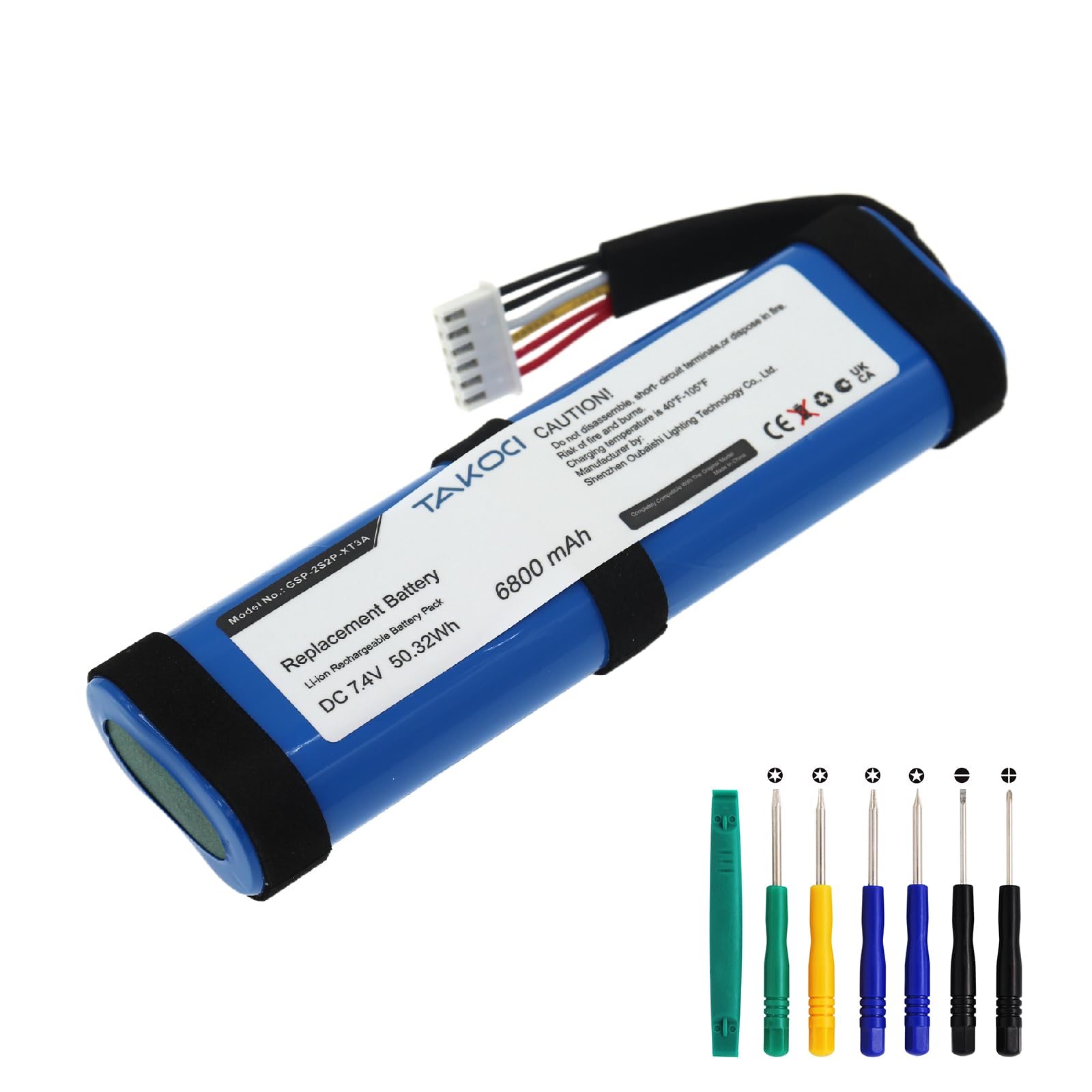 Amazon.com: Youejoeq 6800mAh Replacement Battery for J-B-L Xtreme