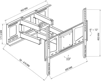 Amazon | Loctek テレビ壁掛け金具 32～55インチLED液晶テレビ対応