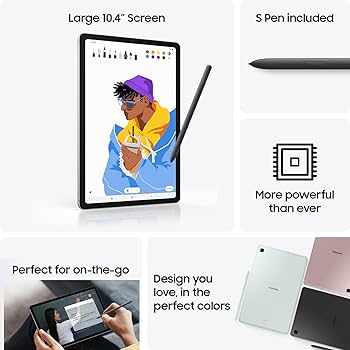 Amazon.com : Samsung Galaxy Tab S6 Lite Android Tablet (10.4