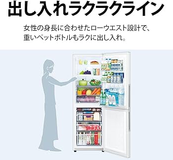 Amazon | シャープ SHARP 冷蔵庫 SJ-PD31J-T プラズマクラスター(幅