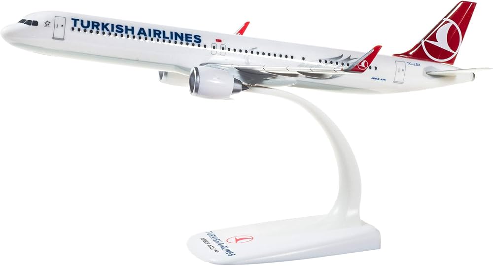 TURKISH AIRLINES 航空機モデル 1/200 スタンド付き TURKISH AIRLINES