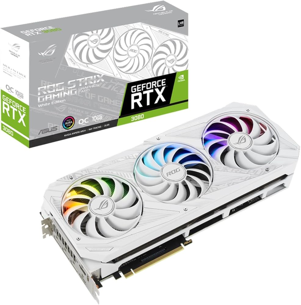 Amazon | ASUS NVIDIA GeForce RTX 3080 搭載ビデオカード ホワイト OC