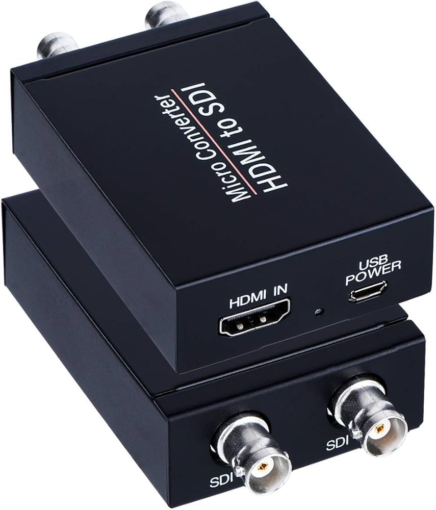 Amazon.com: HDMI to SDI Converter, HDMI in Two SDI Output SD HD 3G