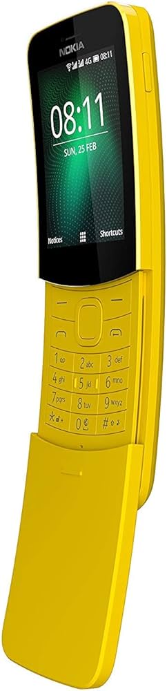 Amazon | Nokia ノキア 8110 4G（SIMフリー）Yellow/イエロー [並行