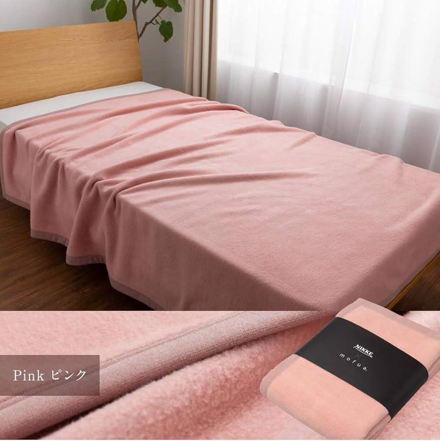 Amazon｜ナイスデイ シルク 毛布 ピンク シングル (140×200cm) シルク