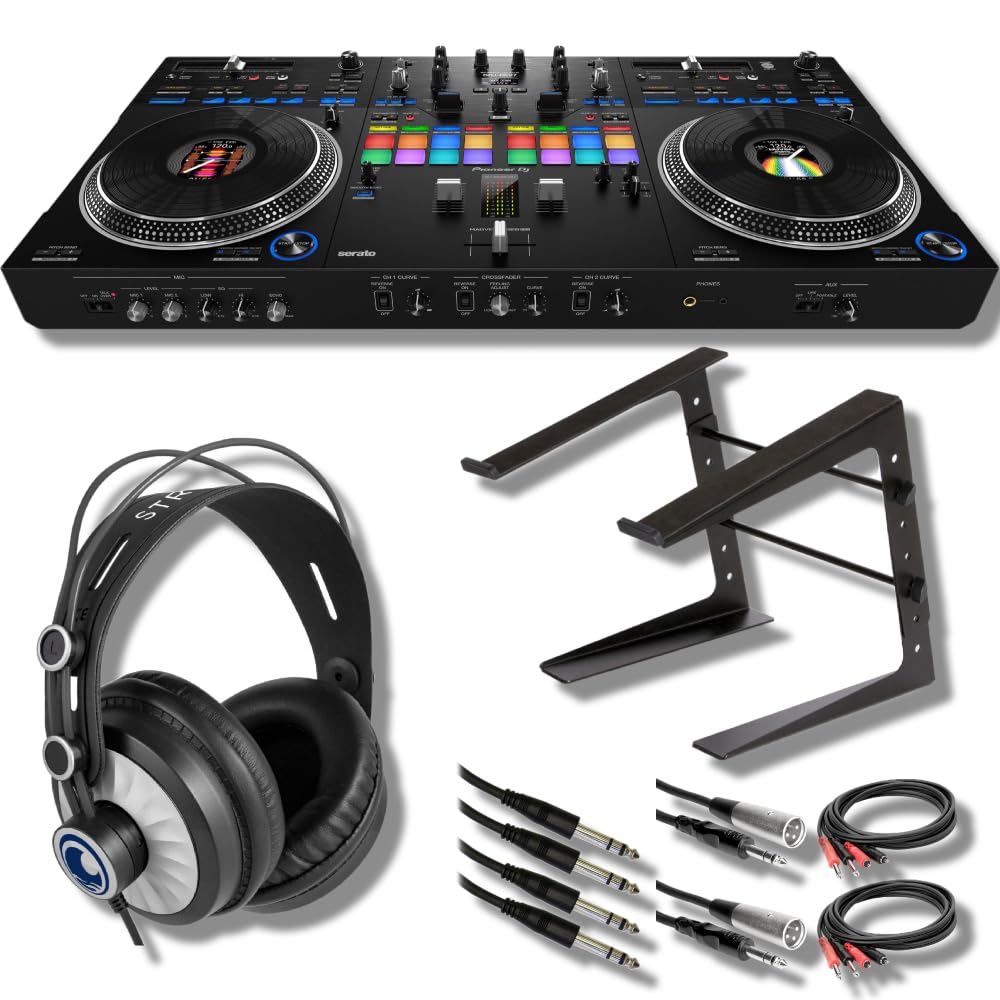 Amazon.com: Pioneer DDJ-REV7 DJ Controller Bundle with Adjustable