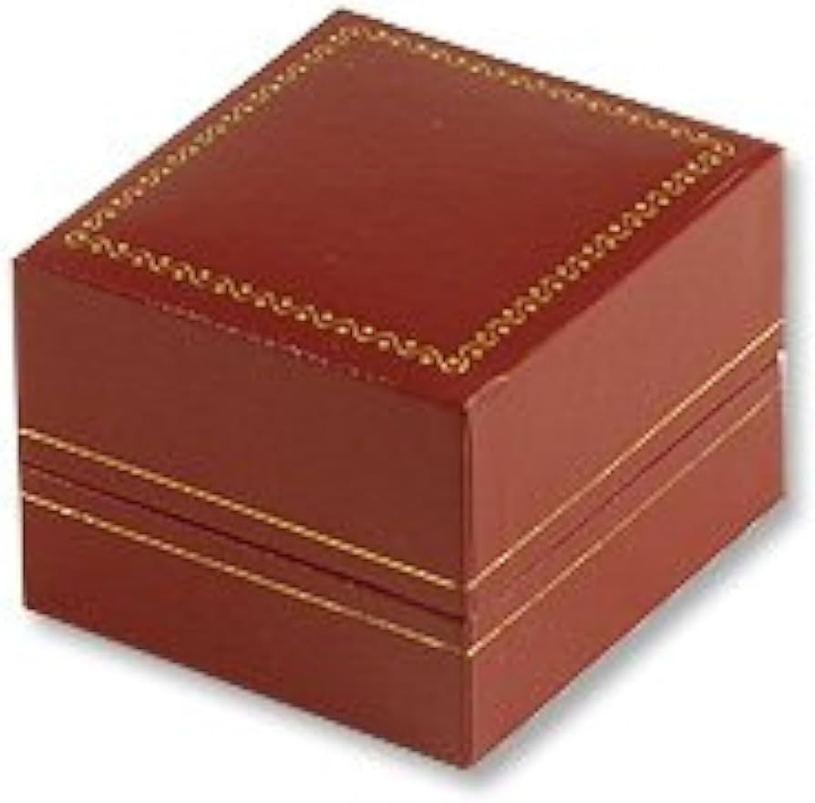 Amazon.com: JewelrySupply Ring Box Red Leatherette : Clothing