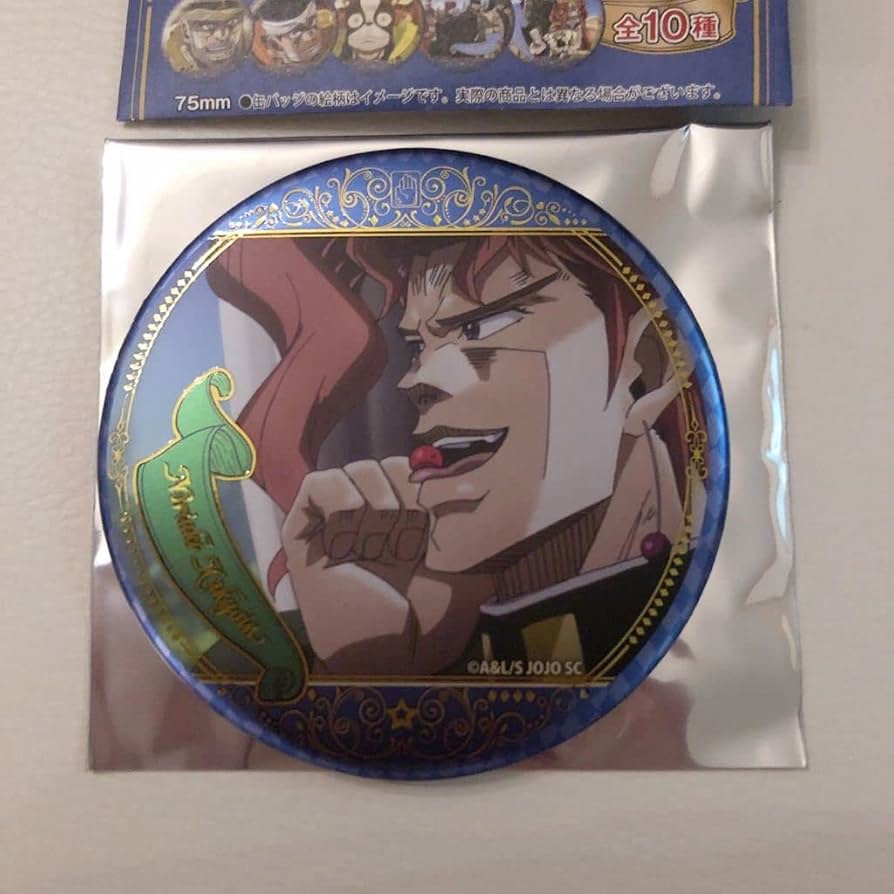 Amazon.co.jp: ジョジョの奇妙な冒険 アニメ10周年記念展 缶バッジ