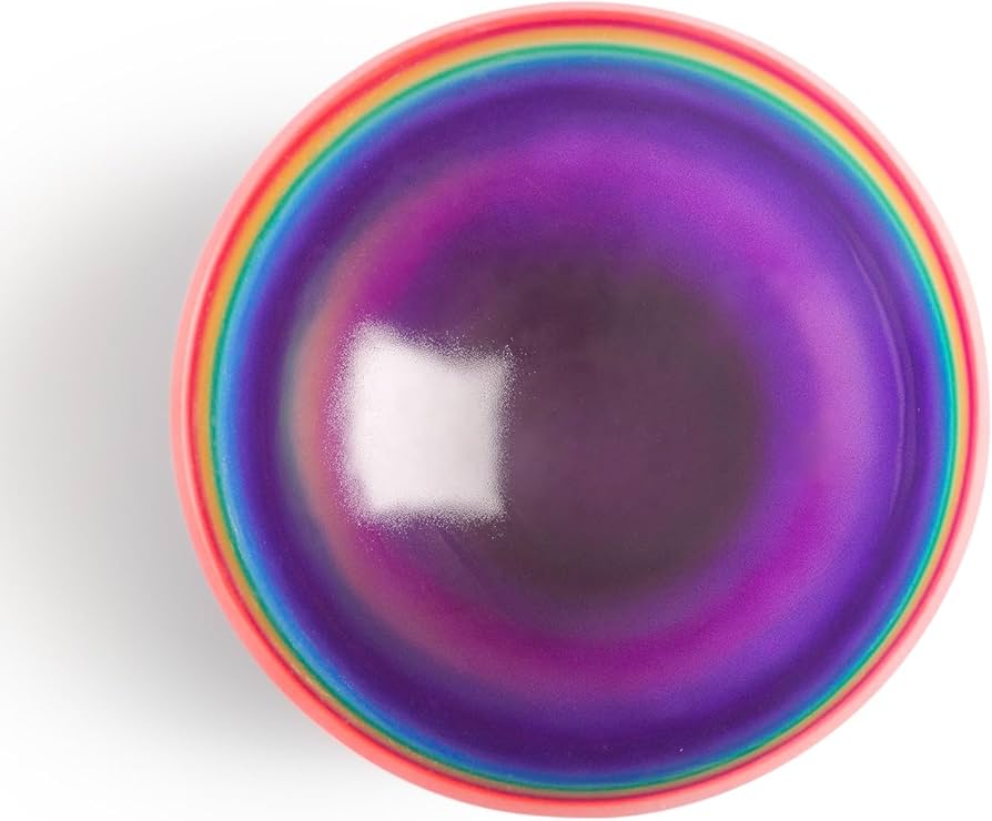 Amazon.co.jp: KVKA レインボークリスタル シンギングボウル 8インチ C