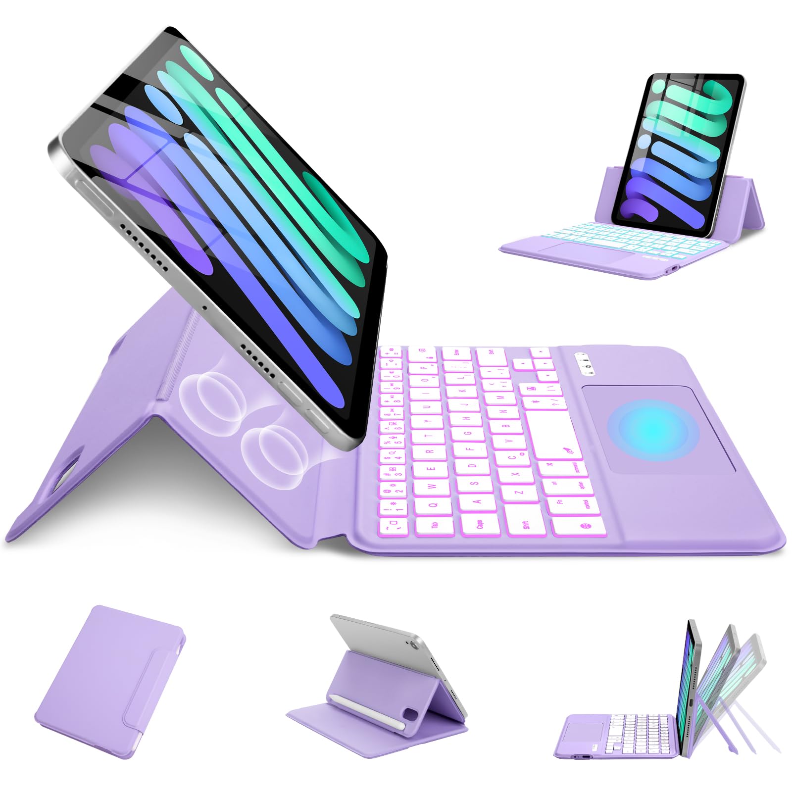 Amazon.co.jp: MePadKey US英語配列キーボードケース iPad Mini 7 A17