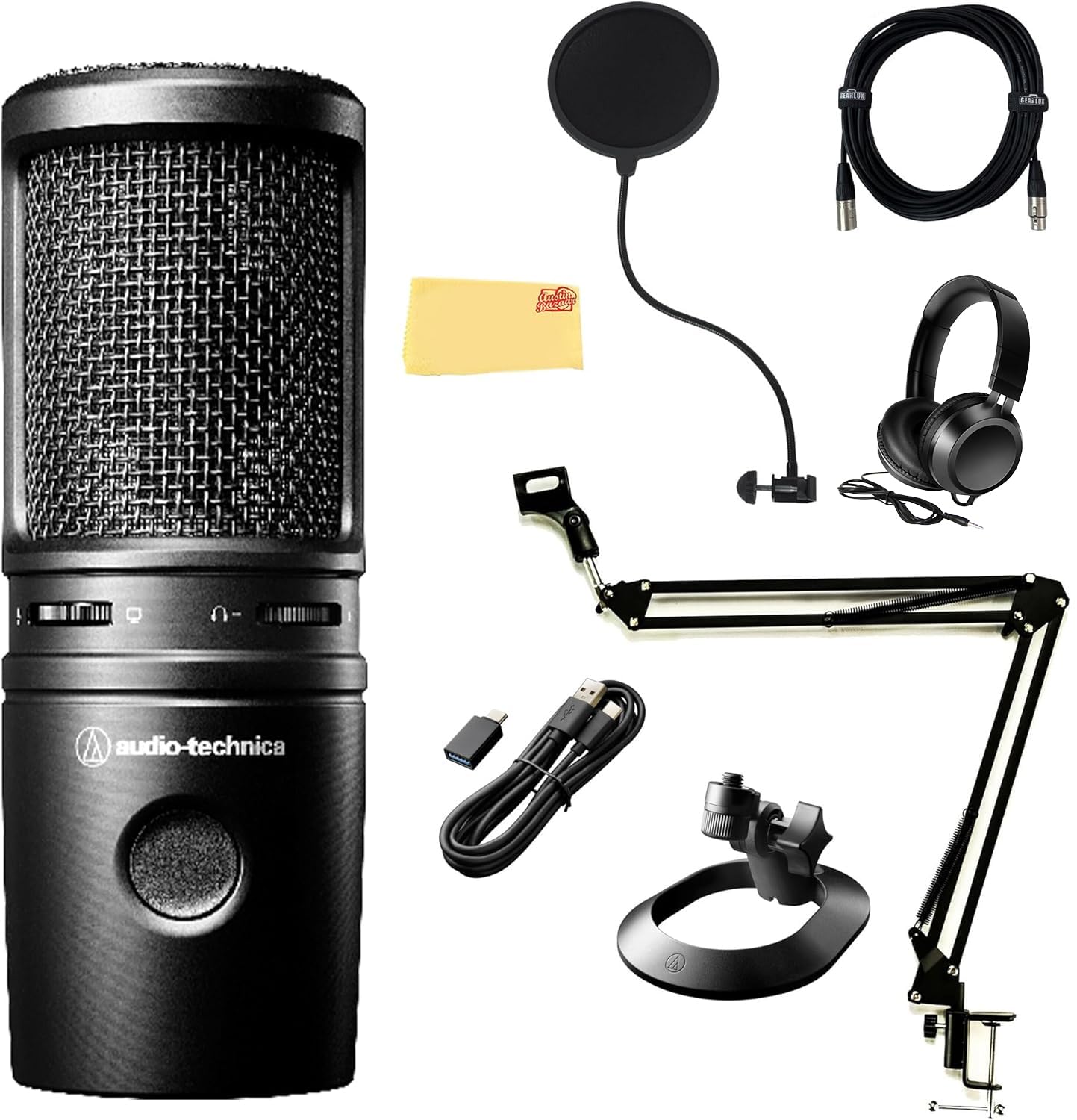 Amazon.com: Audio-Technica AT2020USB-X Cardioid Condenser USB