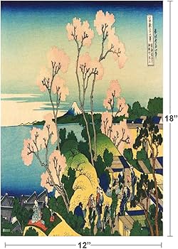 Amazon.com: Goten Yama Hill Mount Fuji Katsushika Hokusai Japanese