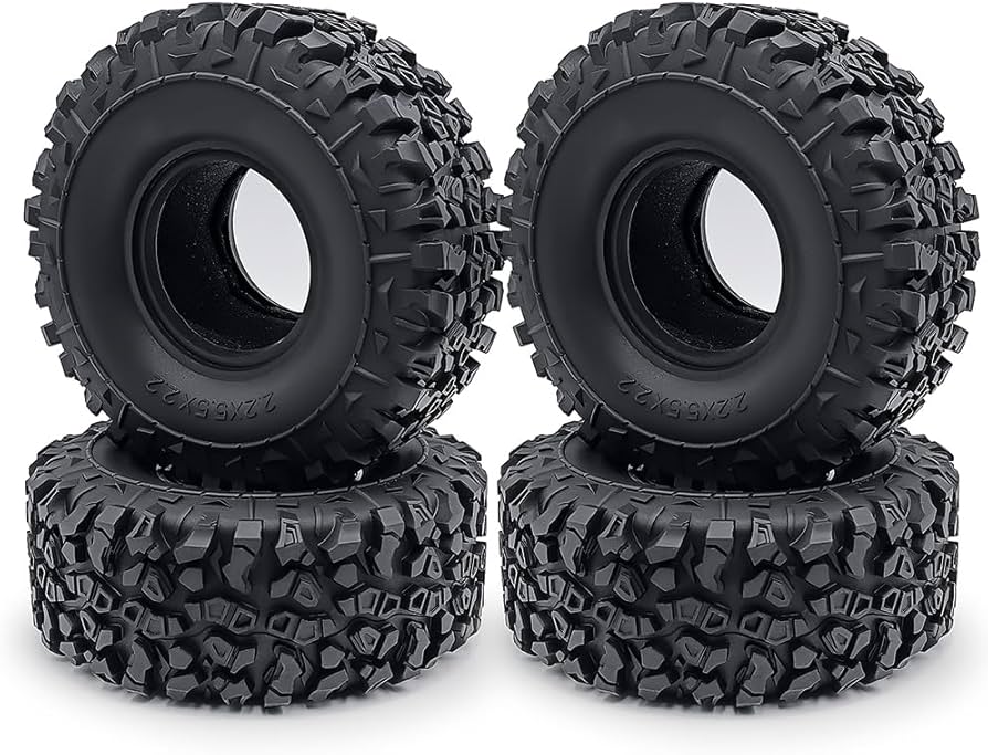 Amazon | 4個 RC タイヤ クローラー 2.2インチホイール140mm rc