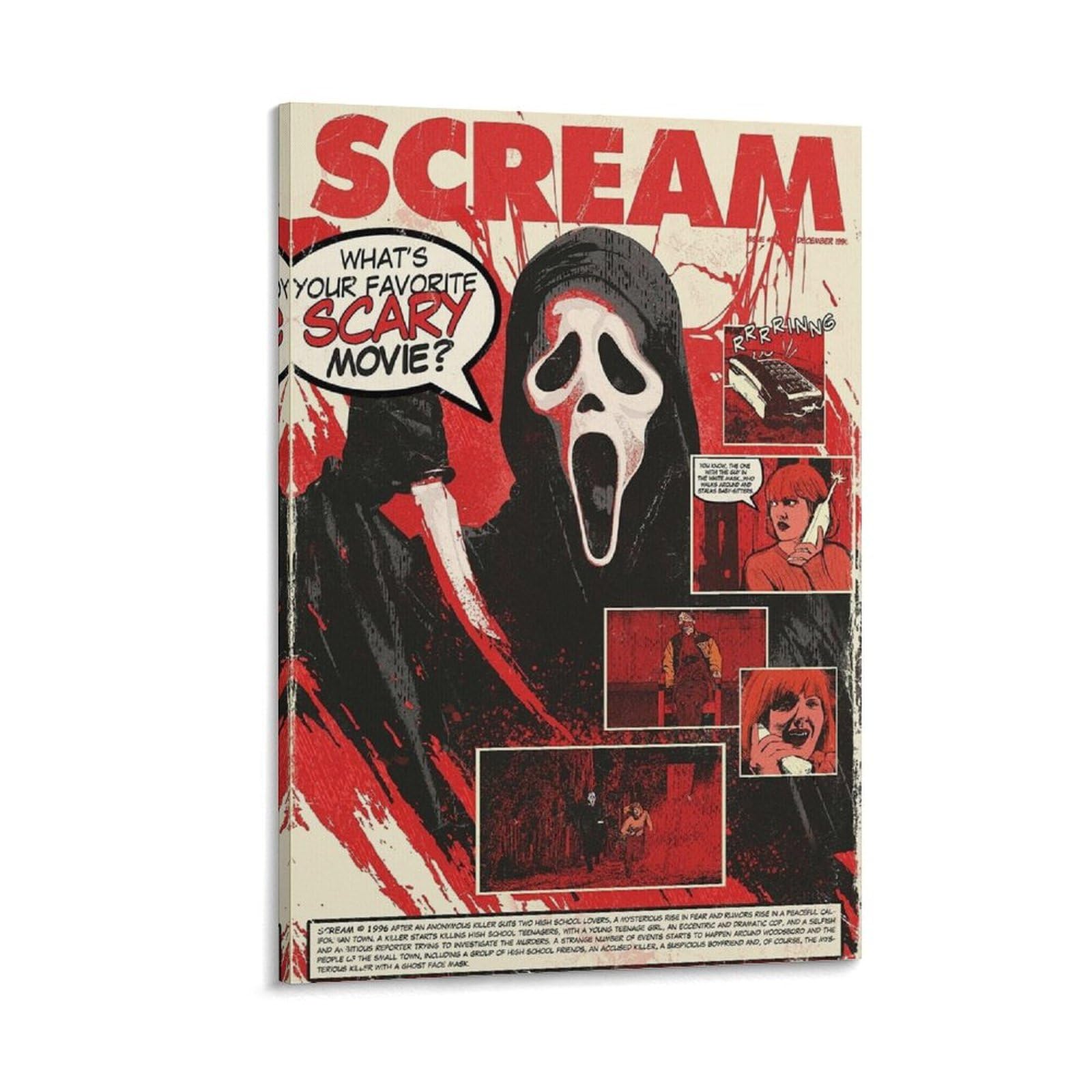 Amazon.co.jp: SCREAMスクリームポスター ホラー映画ポスター