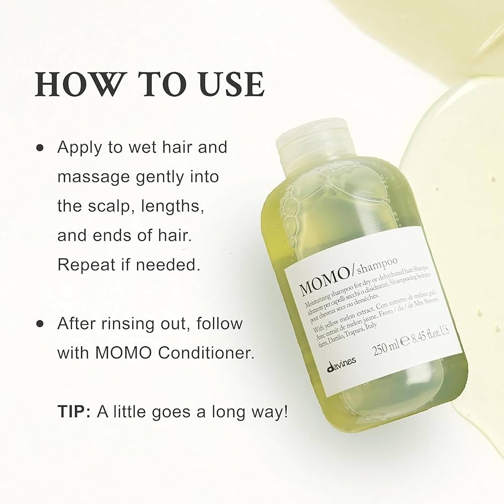 Amazon.com: Davines Momo Moisturizing Shampoo for Dry and