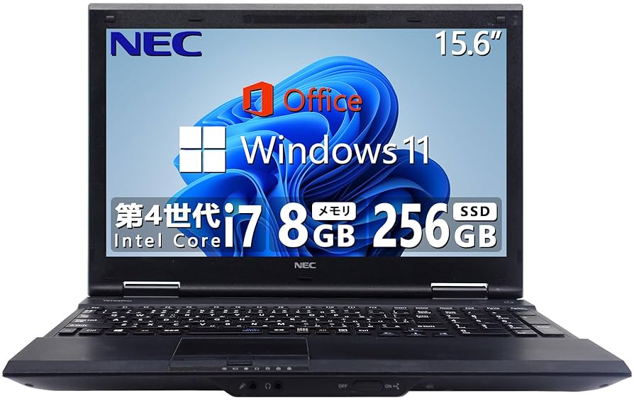 NEC 爆速SSD Windows11 ノートパソコン 極美品光学ドライブ NEC ノート