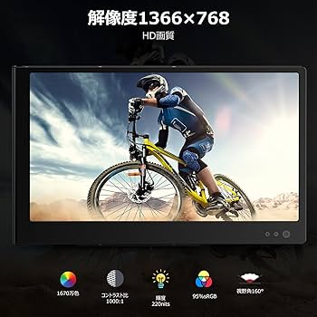 Amazon.co.jp: Kwumsyポータブルモニターは、11.6インチのHD