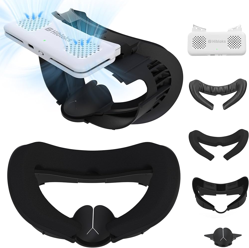Amazon.com: HiBloks Face Cover Pad with Cooling Fan for Meta Quest