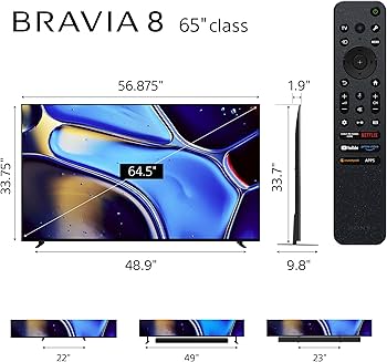 Amazon.com: Sony K65XR80 65 Inch IMAX Enhanced Bravia OLED 4K HDR