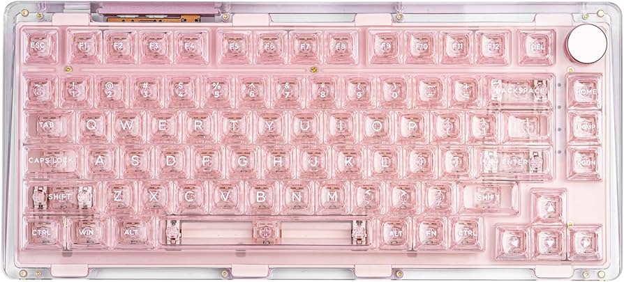 Amazon.com: KiiBoom Phantom 81 75% Transparent Mechanical Gaming