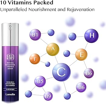 Amazon.com: Lamelin Wrinkle Serum Cream, Retinol & Bakuchiol