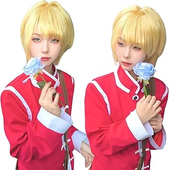 Amazon | [JIACAI] コスプレ 衣装 金髪 ウィッグを追加可能 クラピカ