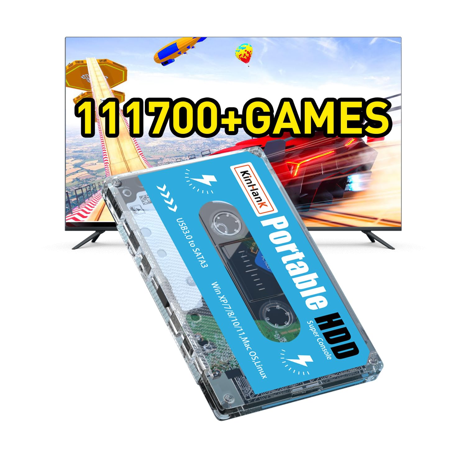 Amazon.com: Kinhank 500G HDD External Hard Drive with Batocera 33