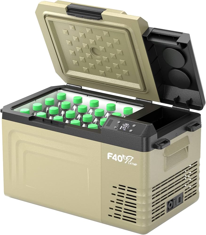 Amazon.co.jp: F40C4TMP 車載冷蔵庫 20L ポータブル冷蔵庫 【収納