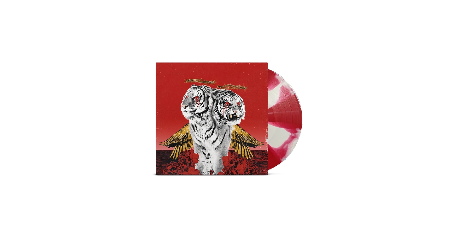 Amazon.com: New Levels New Devils Red w/ White Petal Vinyl LP