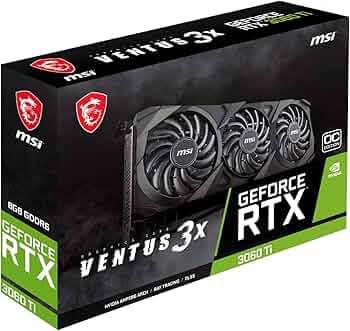 Amazon.com: MSI Gaming GeForce RTX 3060 Ti LHR 8GB GDRR6 Boost