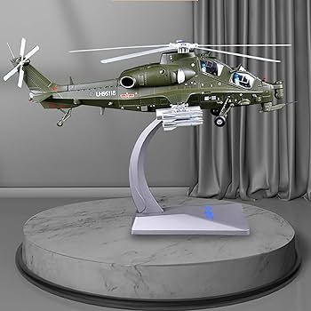 Amazon.co.jp: AZIZAT 1:48 WZ-10ヘリコプター戦闘機モデルモデル