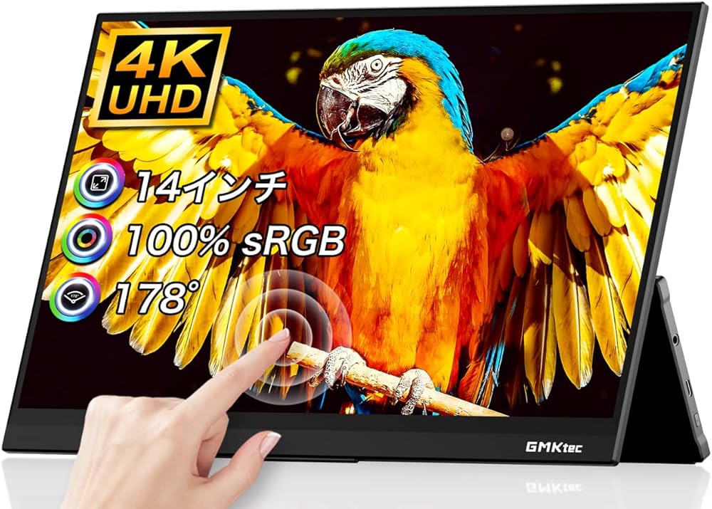 Amazon.co.jp: モバイルモニター 4k 14インチ GMKtec モバイル