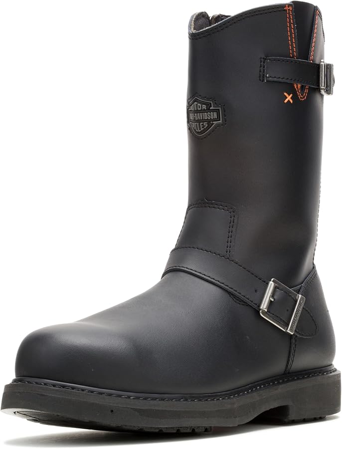 Amazon.com | HARLEY-DAVIDSON FOOTWEAR Men's Jason Work Boot,Black