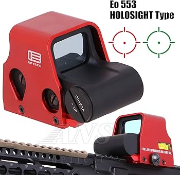 Amazon.co.jp: Eo .HD 553タイプ ホロサイト メタリックレッド 20mm