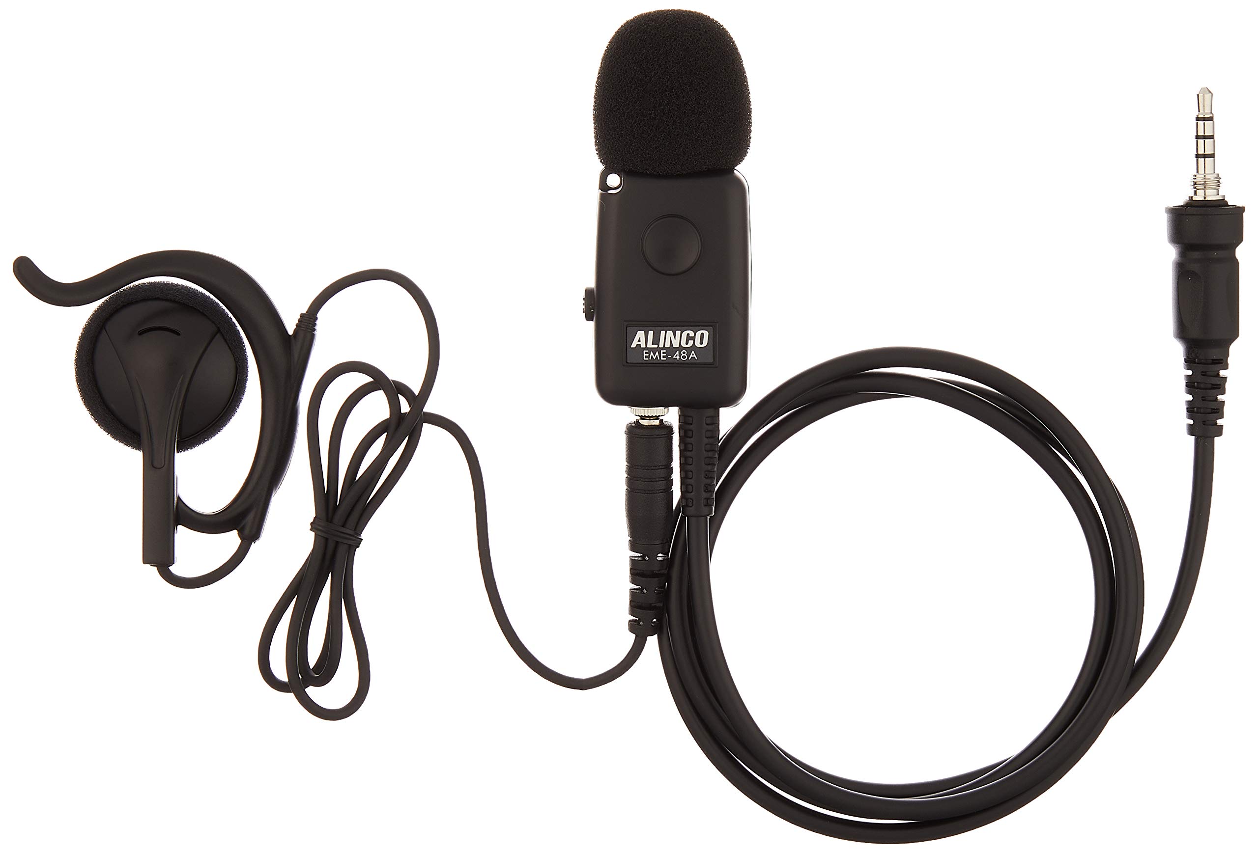 Amazon.co.jp: ALINCO イヤホンマイク 耳掛け耳当て仕様 EME-48A