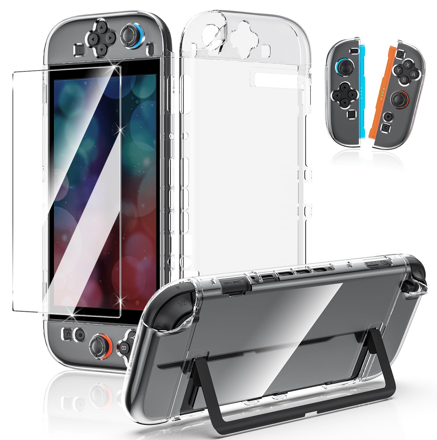Amazon.co.jp: Switch 2 ガラスフィルム+ Switch 2 クリアケース