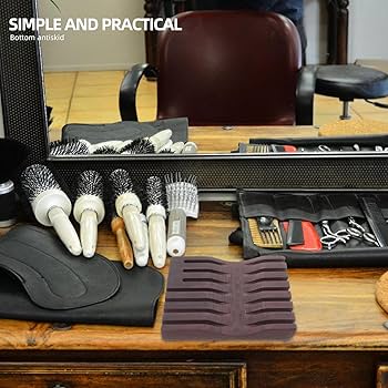 Amazon.co.jp: シザースタンド 7丁 木製 滑り止め シザーケース はさみ