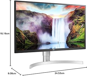 LG 69 cm/27 inches LCD 4K-UHD 3840 x 2160 Pixels HDR 10 Monitor