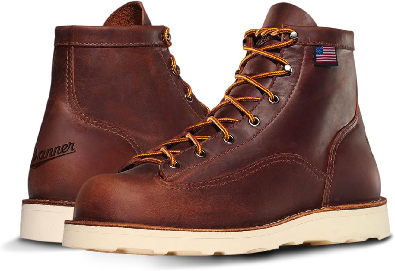 Amazon.com | Danner 6” Bull Run Work Boots for Men - Durable