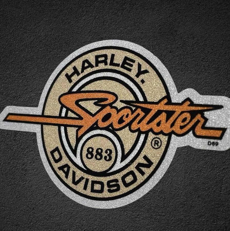 Amazon.co.jp: ハーレー スポーツスター ステッカー シール 反射 約4.8