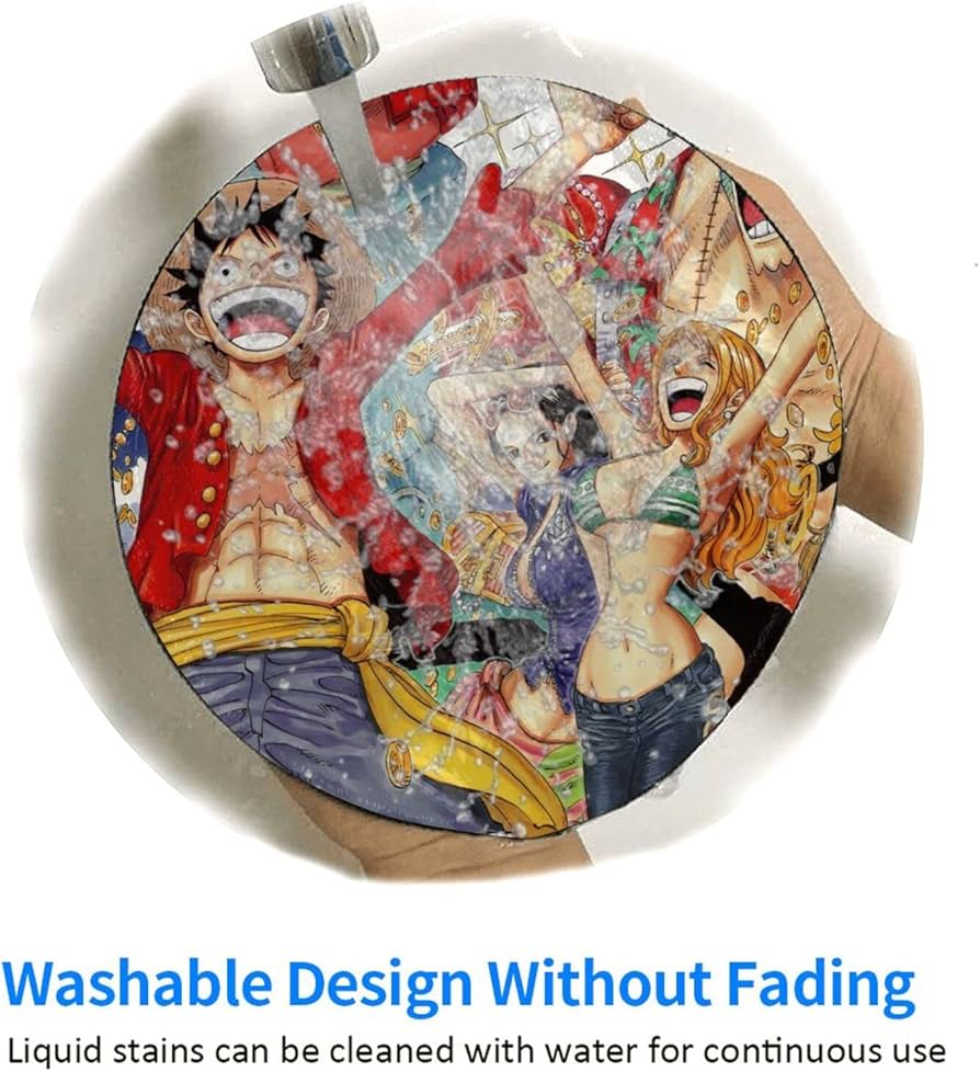 Amazon.co.jp: マウスパッド ワンピース One Piece グッズ 丸型 小型