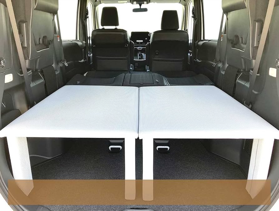 Amazon.co.jp: デリカD:5 (デリカD5) ベッドキット 2分割式 白 車中泊
