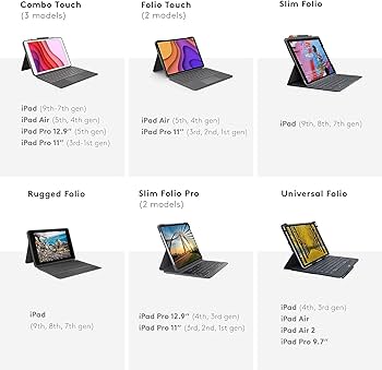 Amazon.com: Logitech Folio Touch iPad Keyboard Case with Trackpad